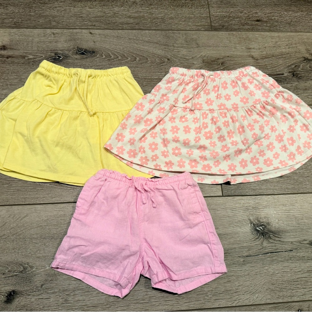 Kids Yellow and Pink Skort and short bundle from Old Navy